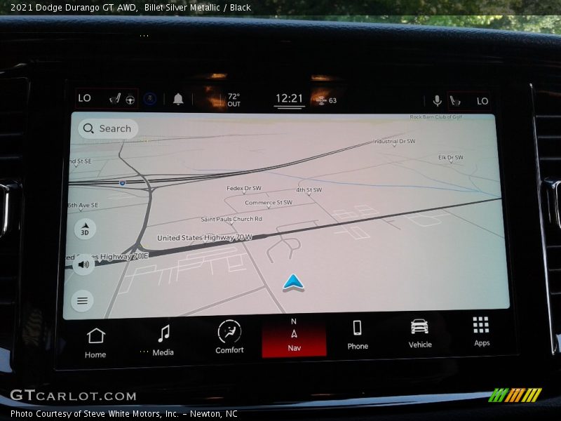 Billet Silver Metallic / Black 2021 Dodge Durango GT AWD