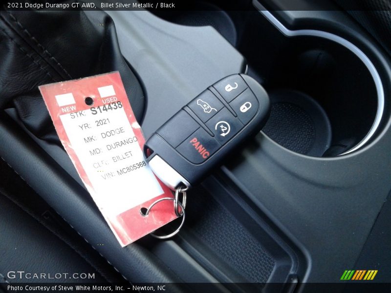 Billet Silver Metallic / Black 2021 Dodge Durango GT AWD