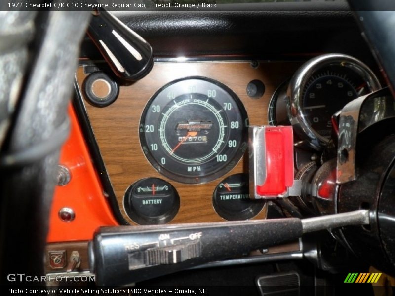  1972 C/K C10 Cheyenne Regular Cab C10 Cheyenne Regular Cab Gauges