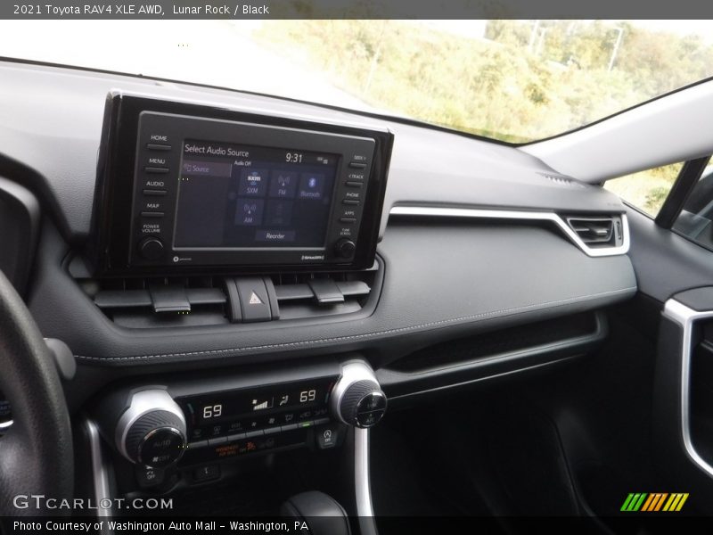 Lunar Rock / Black 2021 Toyota RAV4 XLE AWD