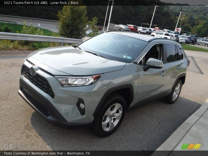 Lunar Rock / Black 2021 Toyota RAV4 XLE AWD