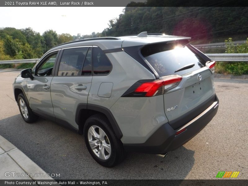 Lunar Rock / Black 2021 Toyota RAV4 XLE AWD