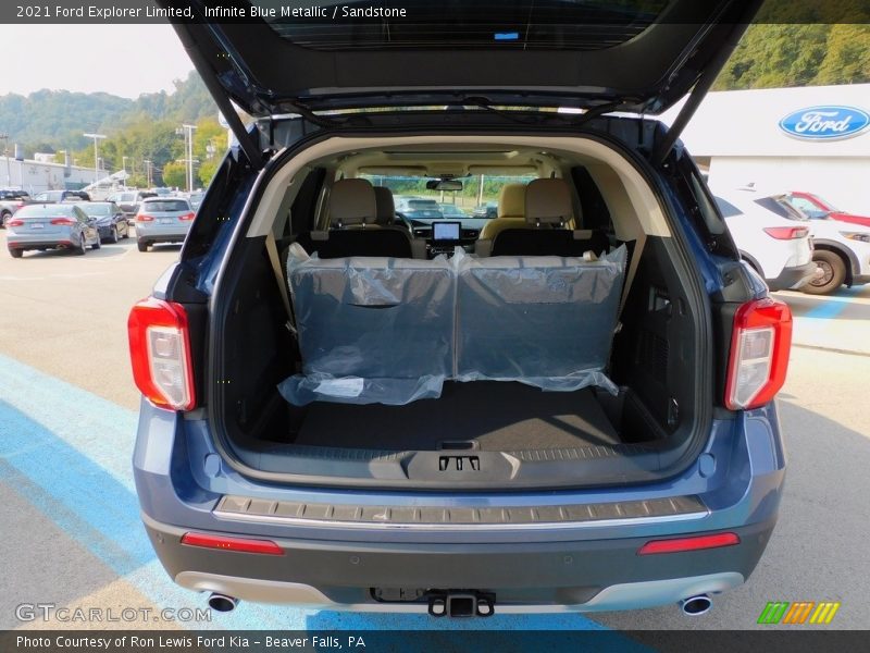 Infinite Blue Metallic / Sandstone 2021 Ford Explorer Limited