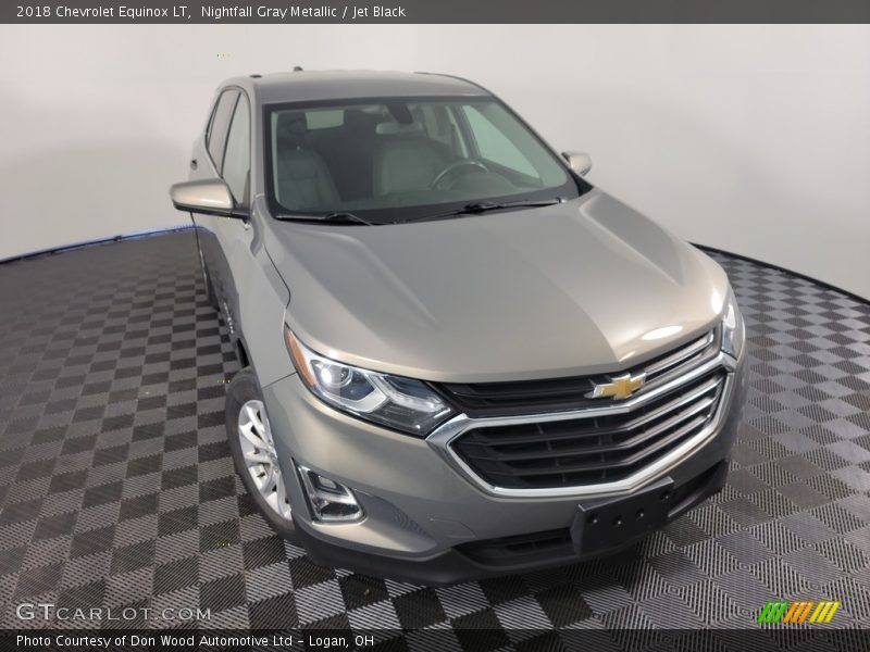Nightfall Gray Metallic / Jet Black 2018 Chevrolet Equinox LT