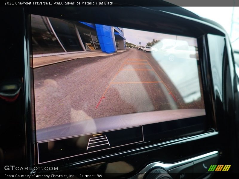 Silver Ice Metallic / Jet Black 2021 Chevrolet Traverse LS AWD