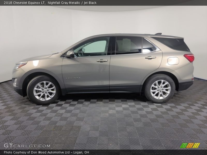 Nightfall Gray Metallic / Jet Black 2018 Chevrolet Equinox LT