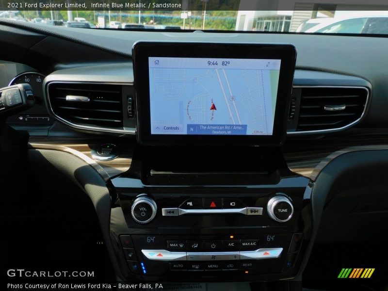 Infinite Blue Metallic / Sandstone 2021 Ford Explorer Limited