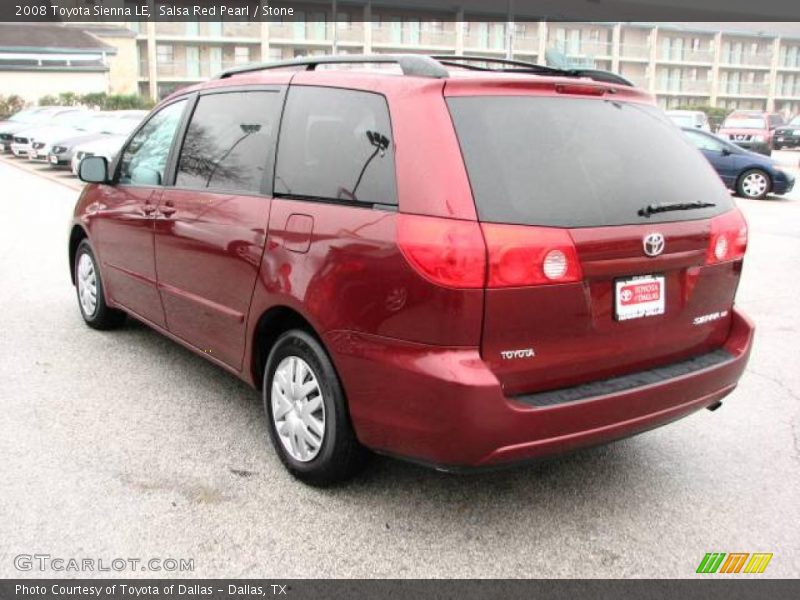 Salsa Red Pearl / Stone 2008 Toyota Sienna LE