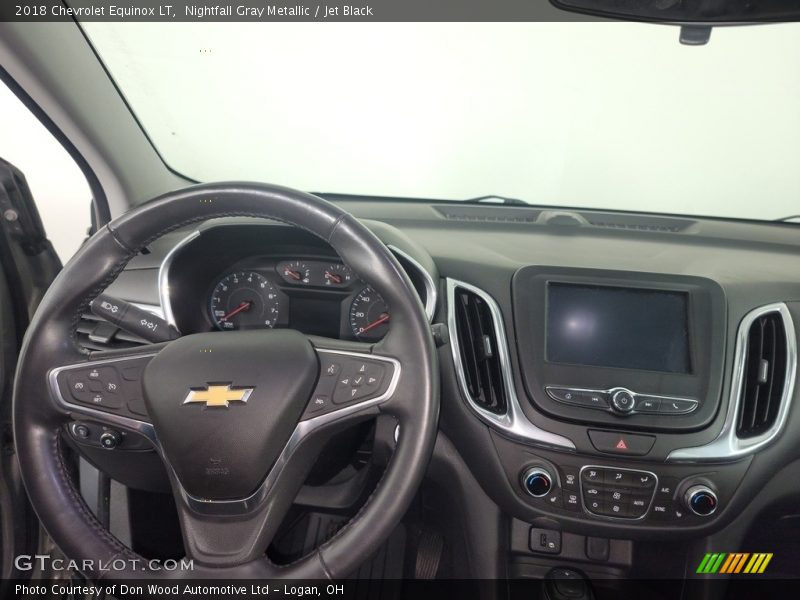 Nightfall Gray Metallic / Jet Black 2018 Chevrolet Equinox LT