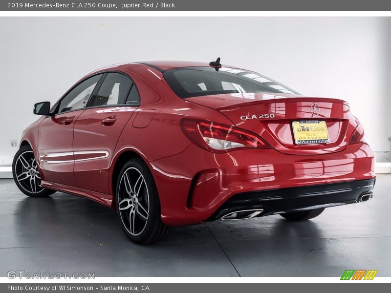 Jupiter Red / Black 2019 Mercedes-Benz CLA 250 Coupe
