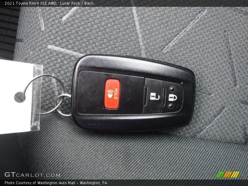 Lunar Rock / Black 2021 Toyota RAV4 XLE AWD