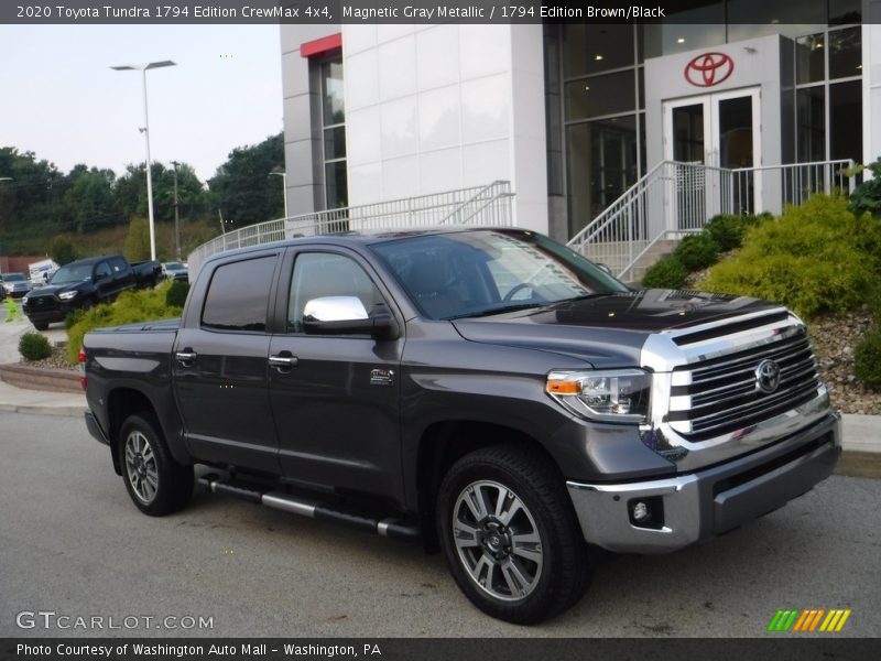 Magnetic Gray Metallic / 1794 Edition Brown/Black 2020 Toyota Tundra 1794 Edition CrewMax 4x4