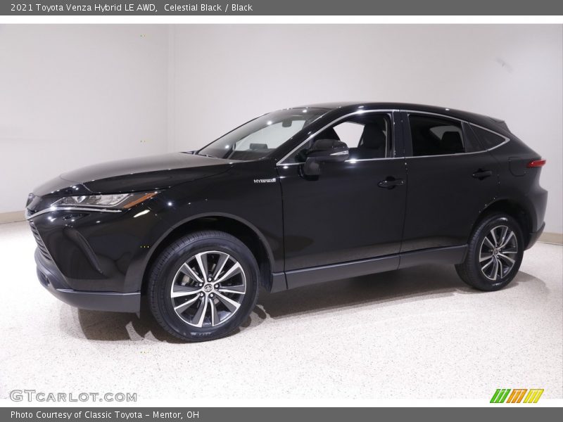 Celestial Black / Black 2021 Toyota Venza Hybrid LE AWD