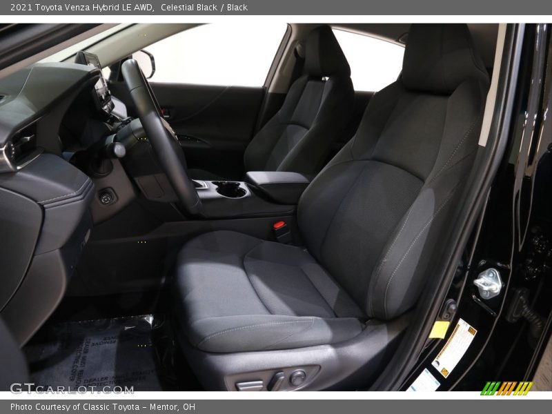 Celestial Black / Black 2021 Toyota Venza Hybrid LE AWD