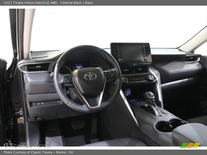 Celestial Black / Black 2021 Toyota Venza Hybrid LE AWD
