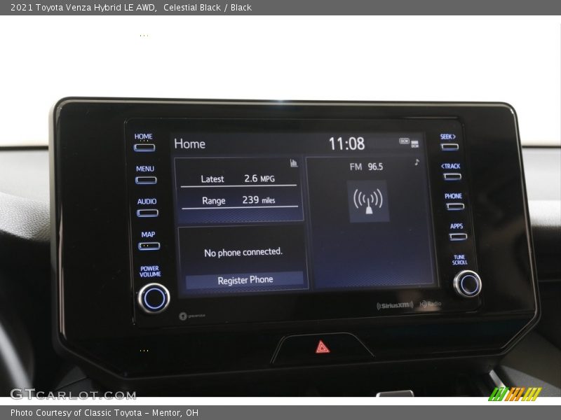 Celestial Black / Black 2021 Toyota Venza Hybrid LE AWD