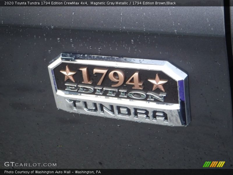Magnetic Gray Metallic / 1794 Edition Brown/Black 2020 Toyota Tundra 1794 Edition CrewMax 4x4