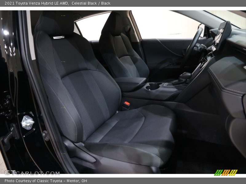 Celestial Black / Black 2021 Toyota Venza Hybrid LE AWD