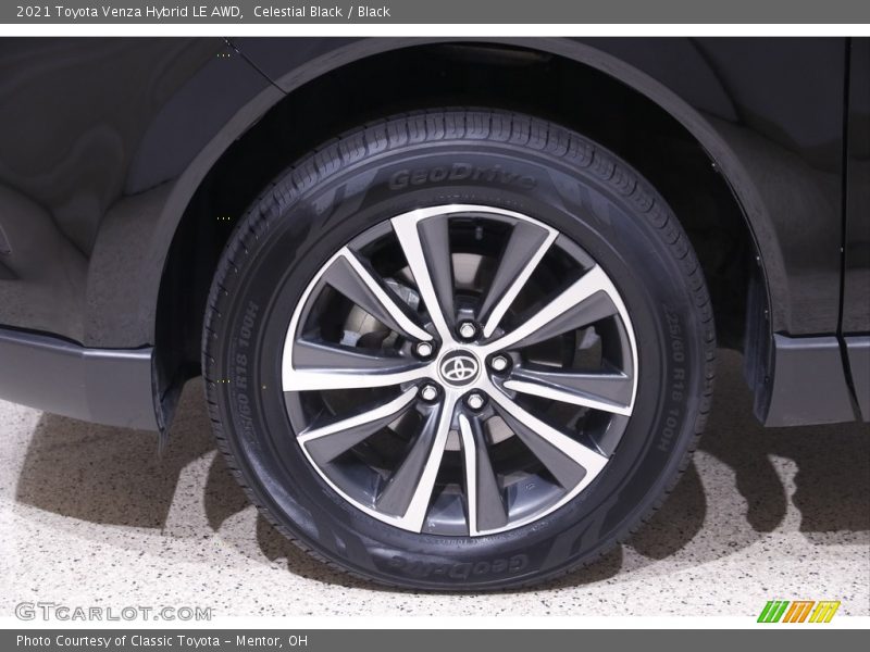 Celestial Black / Black 2021 Toyota Venza Hybrid LE AWD
