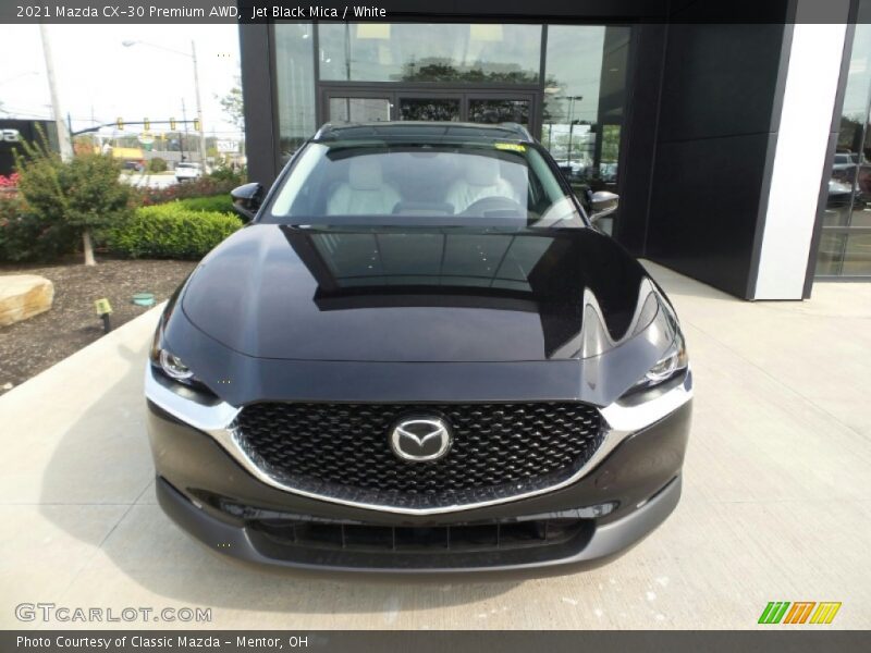 Jet Black Mica / White 2021 Mazda CX-30 Premium AWD