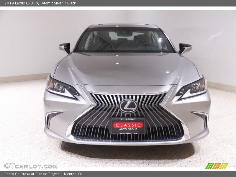 Atomic Silver / Black 2019 Lexus ES 350