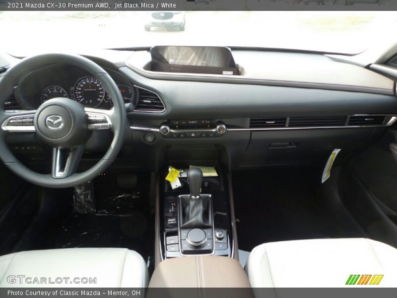 Jet Black Mica / White 2021 Mazda CX-30 Premium AWD