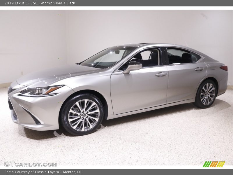 Atomic Silver / Black 2019 Lexus ES 350