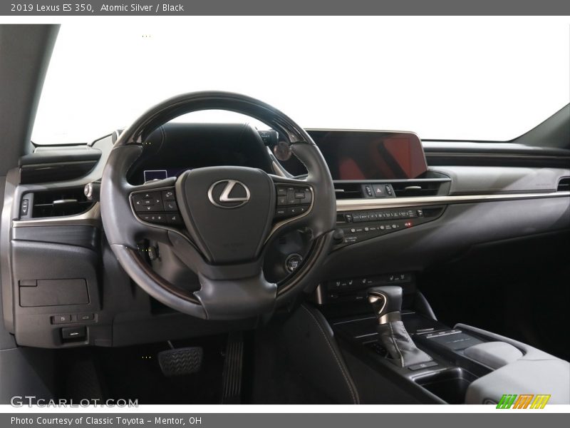 Atomic Silver / Black 2019 Lexus ES 350