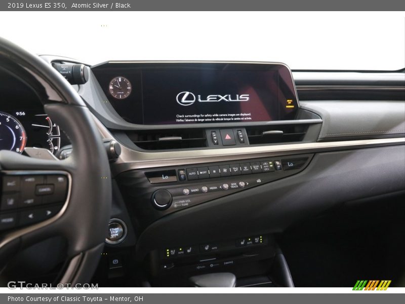 Atomic Silver / Black 2019 Lexus ES 350