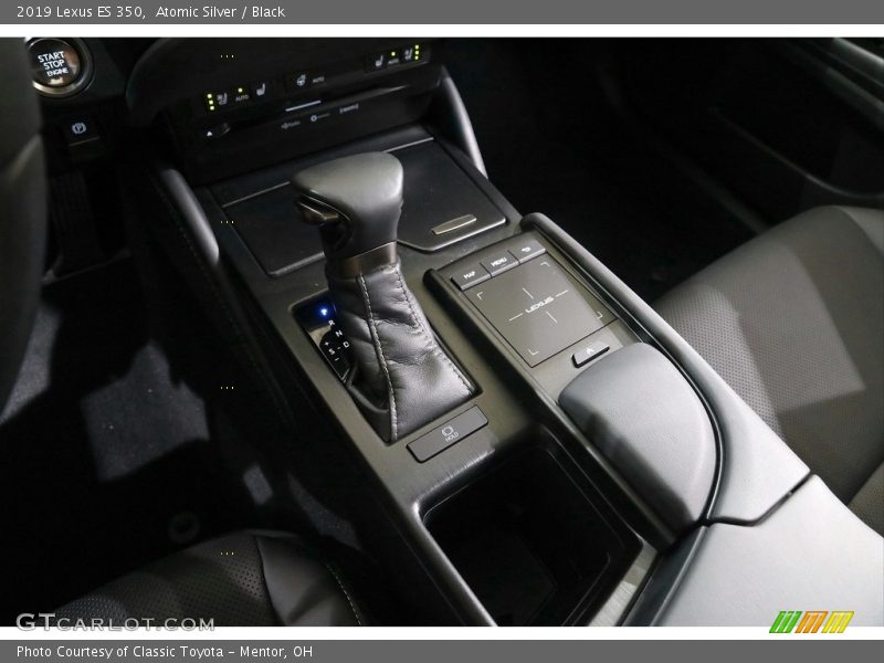Atomic Silver / Black 2019 Lexus ES 350