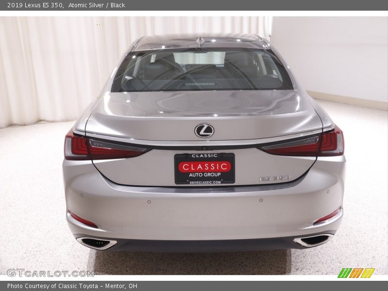 Atomic Silver / Black 2019 Lexus ES 350