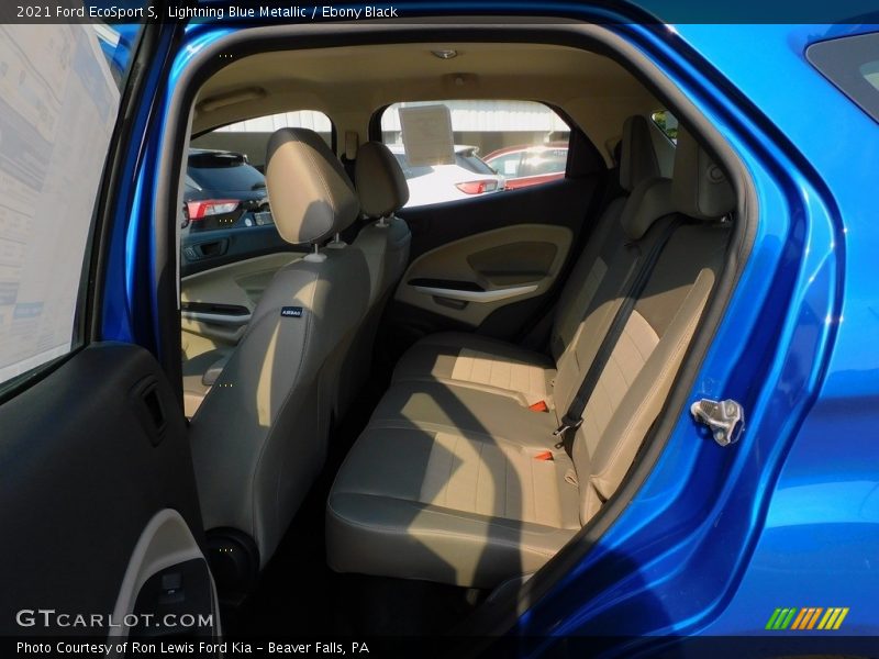 Lightning Blue Metallic / Ebony Black 2021 Ford EcoSport S