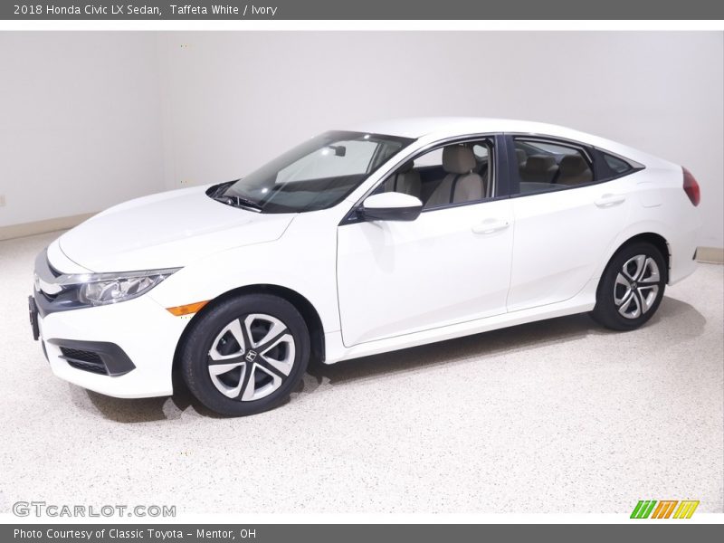 Taffeta White / Ivory 2018 Honda Civic LX Sedan