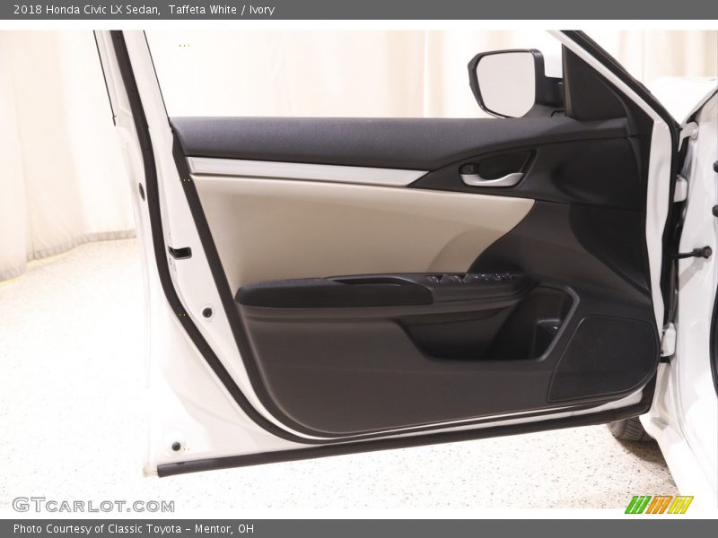 Taffeta White / Ivory 2018 Honda Civic LX Sedan