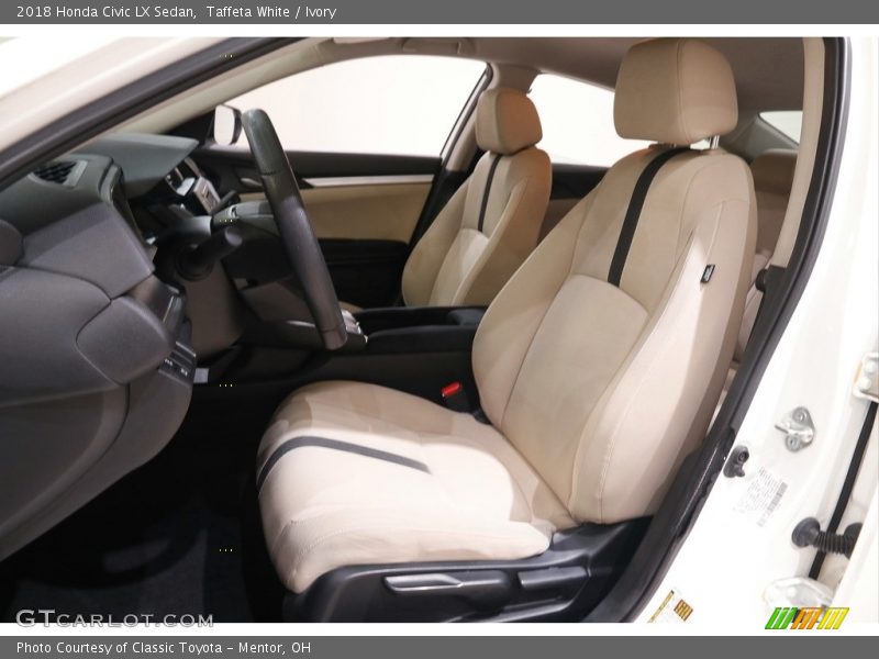 Taffeta White / Ivory 2018 Honda Civic LX Sedan