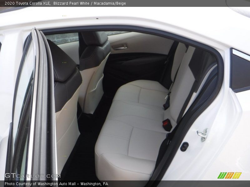 Blizzard Pearl White / Macadamia/Beige 2020 Toyota Corolla XLE