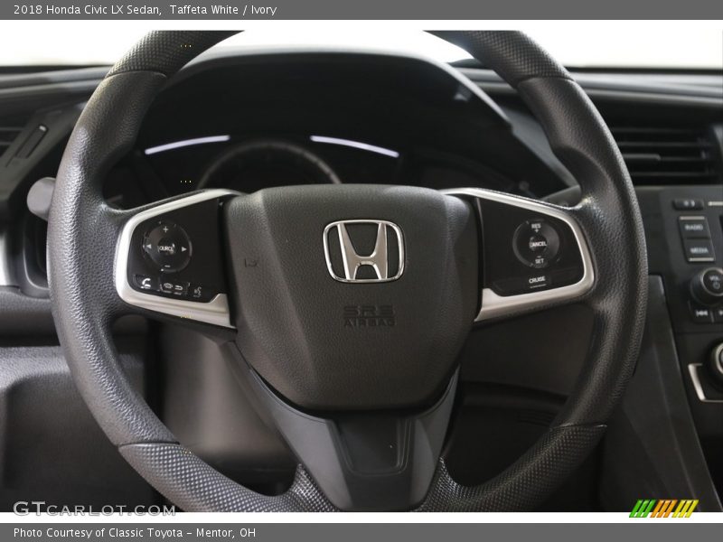 Taffeta White / Ivory 2018 Honda Civic LX Sedan