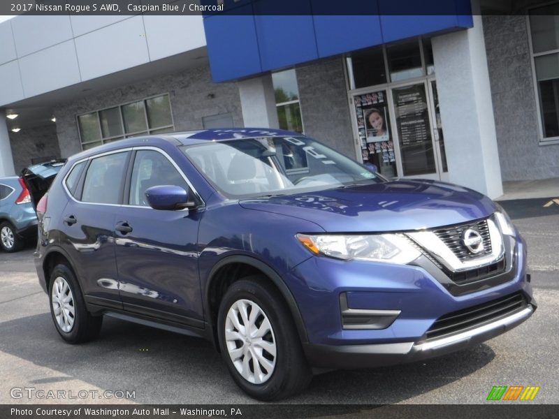 Caspian Blue / Charcoal 2017 Nissan Rogue S AWD
