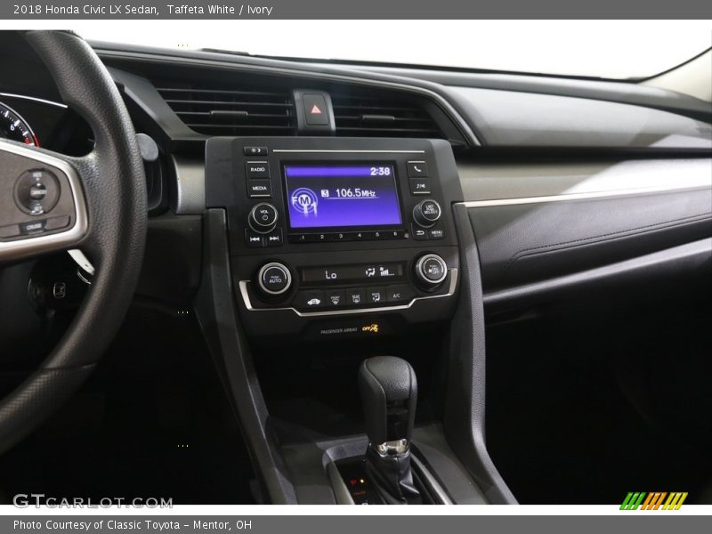 Taffeta White / Ivory 2018 Honda Civic LX Sedan
