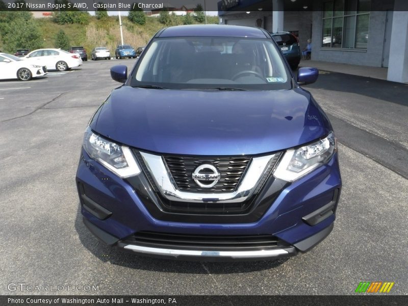 Caspian Blue / Charcoal 2017 Nissan Rogue S AWD