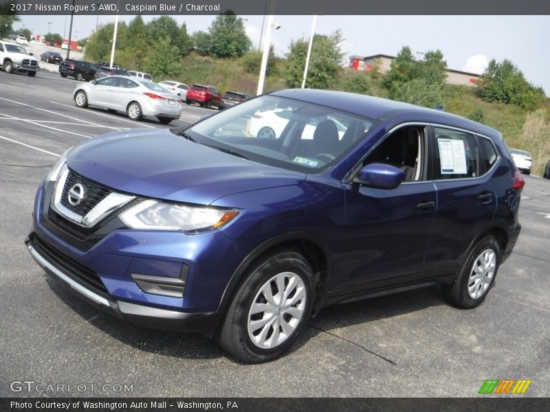 Caspian Blue / Charcoal 2017 Nissan Rogue S AWD