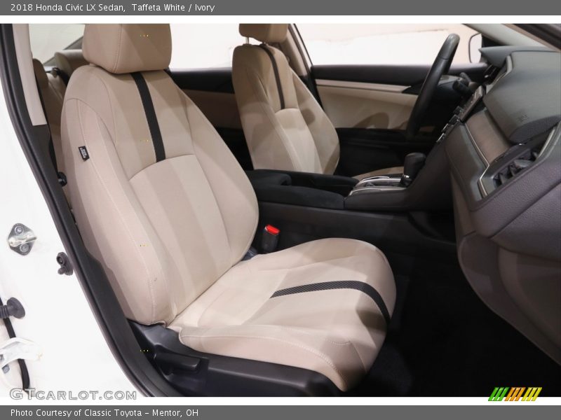 Taffeta White / Ivory 2018 Honda Civic LX Sedan