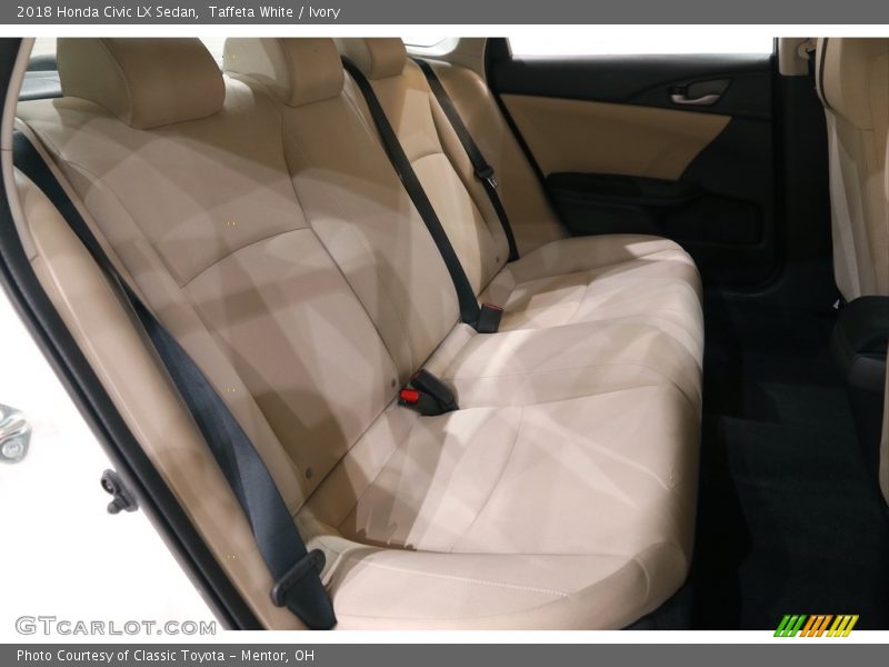 Taffeta White / Ivory 2018 Honda Civic LX Sedan