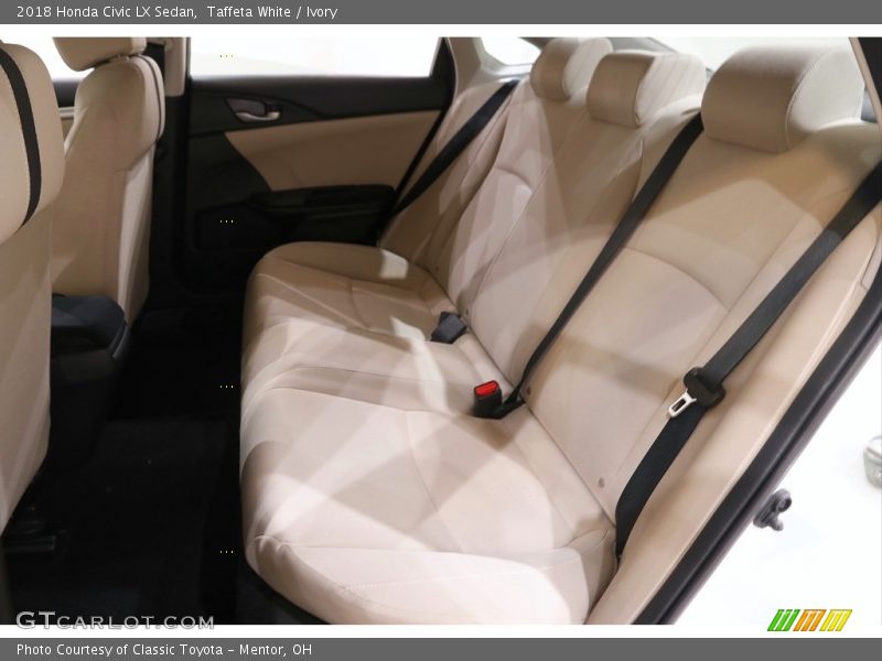 Taffeta White / Ivory 2018 Honda Civic LX Sedan