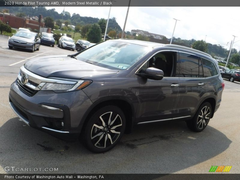 Modern Steel Metallic / Black 2020 Honda Pilot Touring AWD