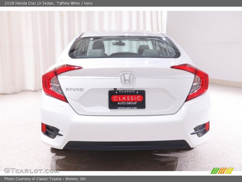 Taffeta White / Ivory 2018 Honda Civic LX Sedan