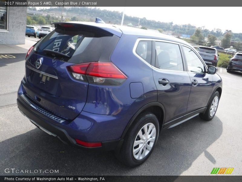 Caspian Blue / Charcoal 2017 Nissan Rogue S AWD