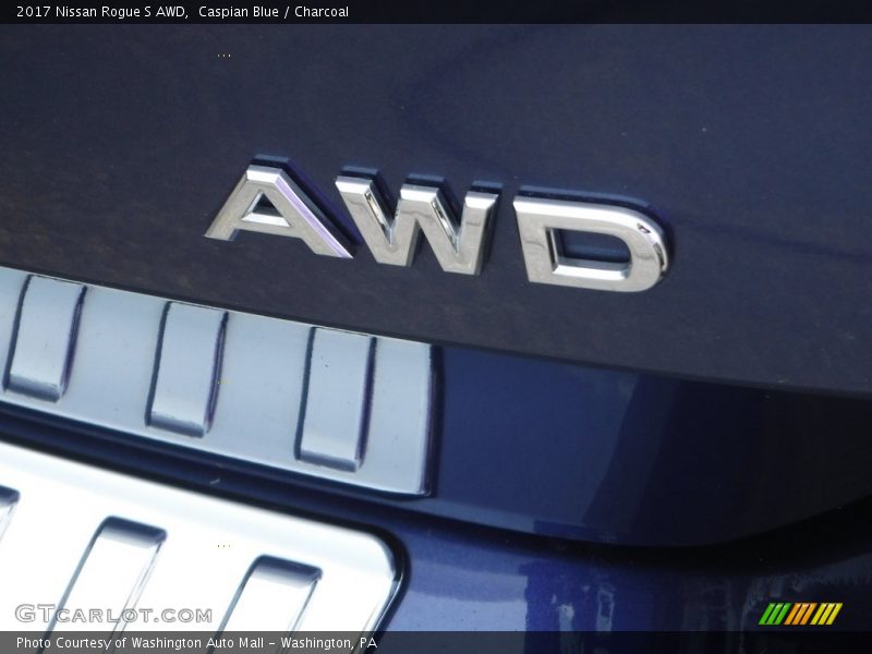 Caspian Blue / Charcoal 2017 Nissan Rogue S AWD