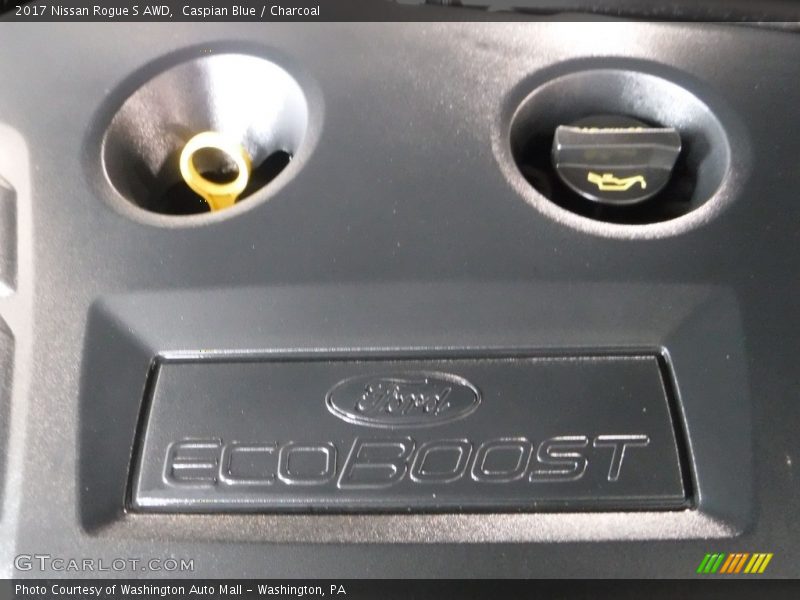 Caspian Blue / Charcoal 2017 Nissan Rogue S AWD