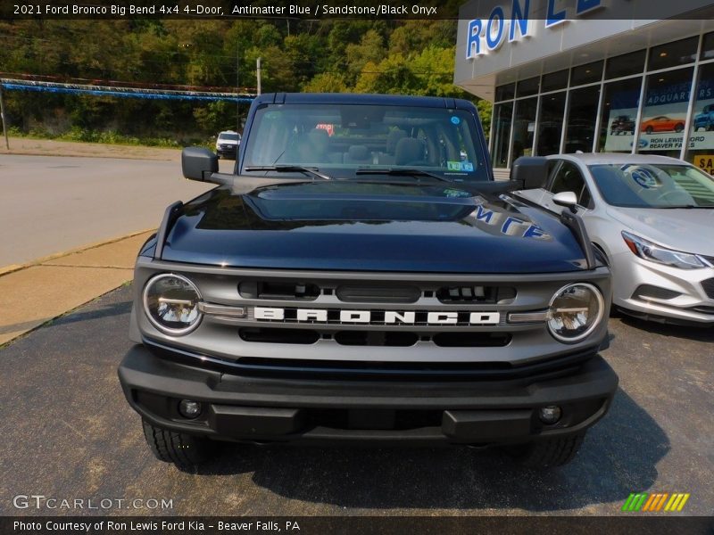 Antimatter Blue / Sandstone/Black Onyx 2021 Ford Bronco Big Bend 4x4 4-Door